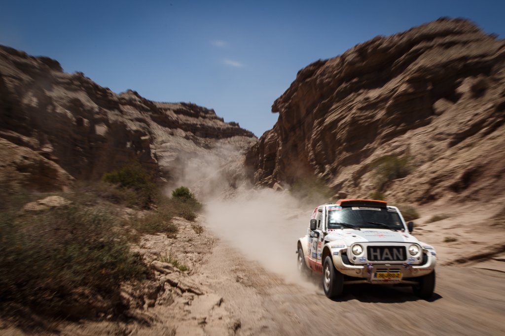 HAN car at the Dakar Rally