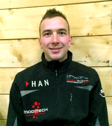 Chris Lanting HAN student who was part of the Dakar Rally team